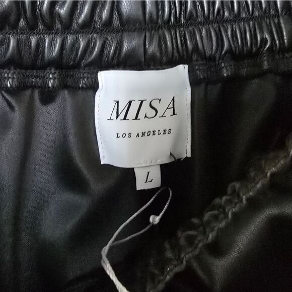 NEW MISA LOS ANGELES Kasta pants in black - size LARGE - Picture 4 of 6